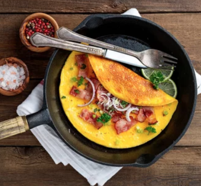Bacon & Cheese Omelette