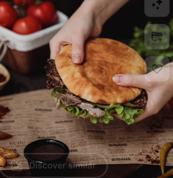 Hamburger Wrap
