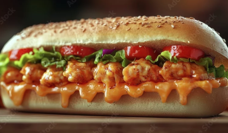 Shrimp Parmigiana Grinder