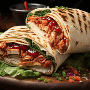 BBQ Chicken Pita
