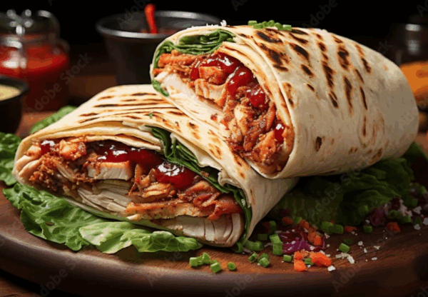 BBQ Chicken Pita