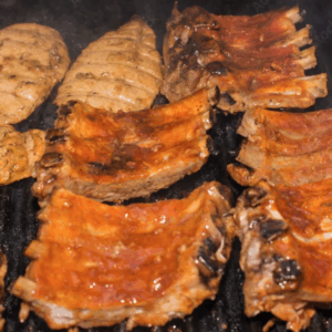 BBQ Chicken & Rib Dinner
