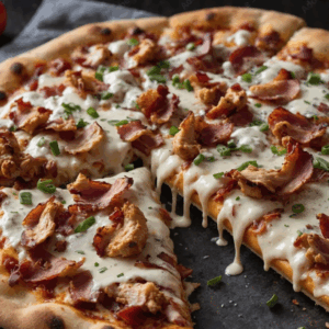 Chicken Bacon Ranch Pizza