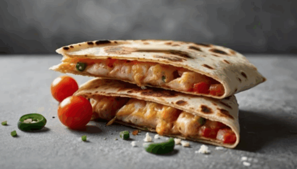 Chicken Cutlet Quesadilla