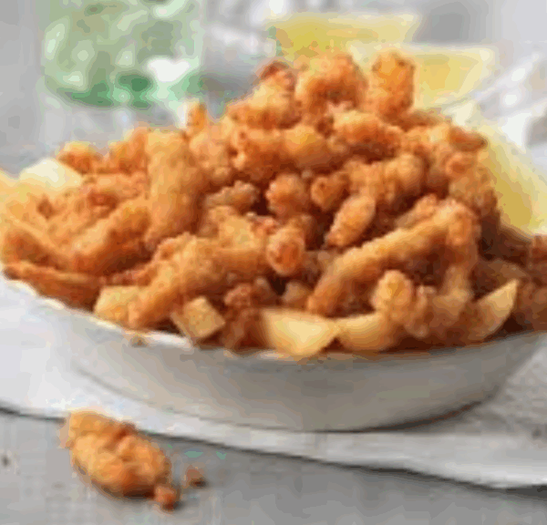 Combo W/Clam Strips Platter