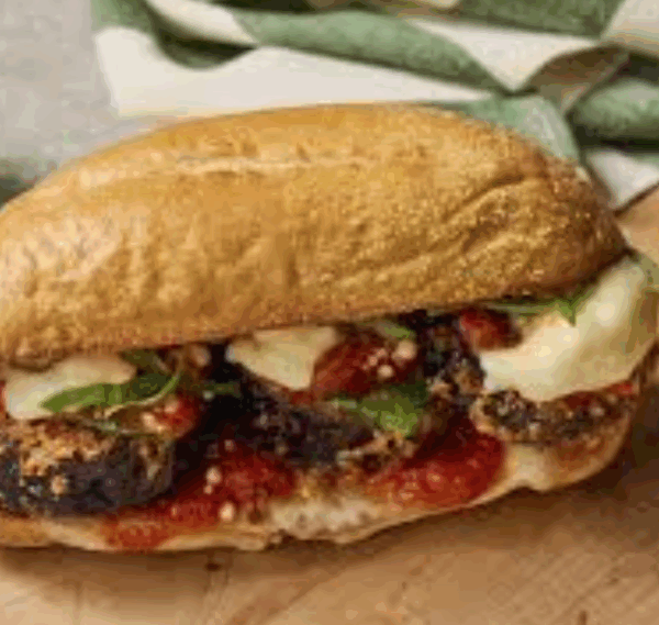 Eggplant Parmigiana Panini