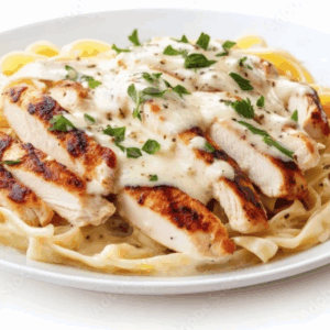 Fettuccine Alfredo W/ Chicken Dinner