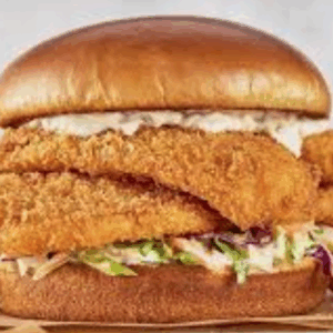 Flounder Fish Sandwiche