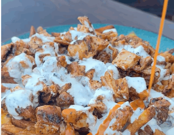 Side Grilled Buffalo Ranch Chicken Fries