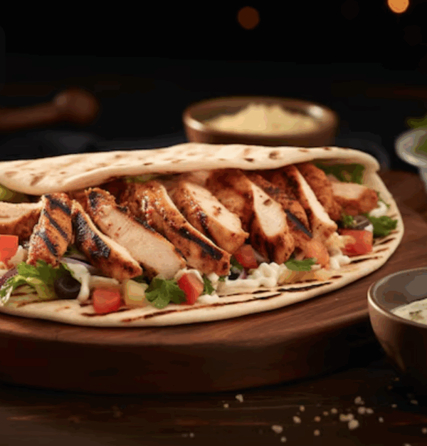 Grilled Chicken Pita