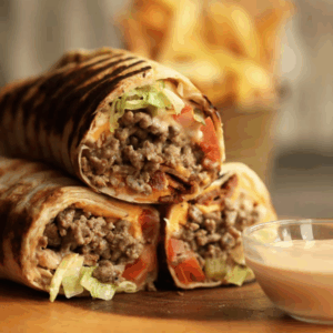 Hamburger Wrap
