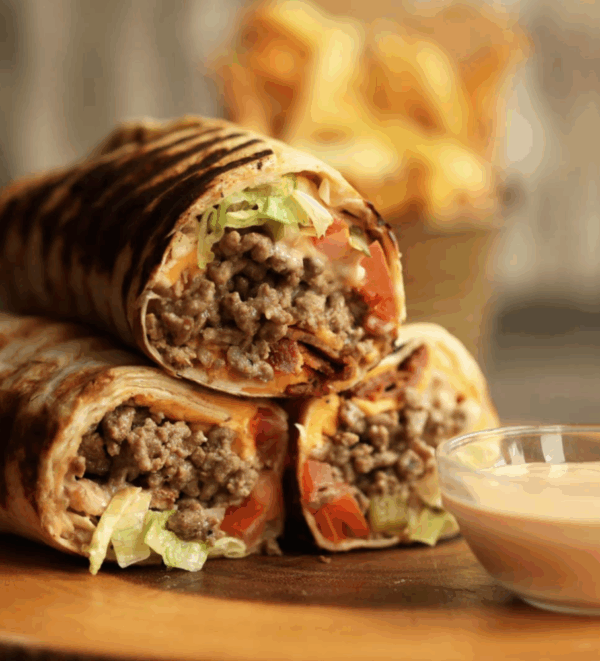 Hamburger Wrap