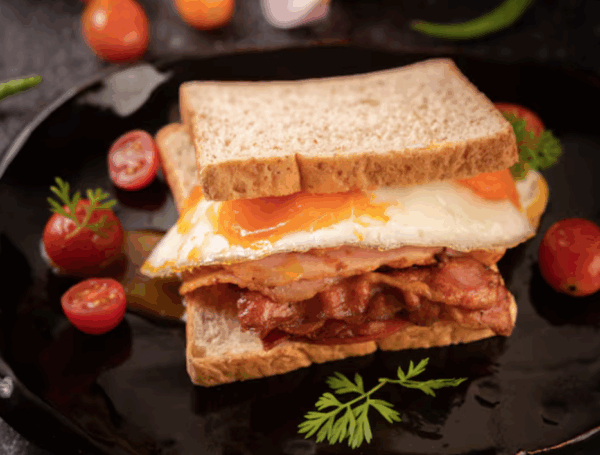 Pastrami, Egg & Cheese Sandwiche