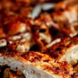 Grilled BBQ Chx Breast Char Broiled