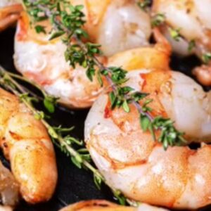 Half Rack & Shrimp Char Broiled