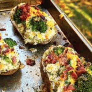 Potato Skins W/ Bacon