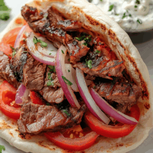 Steak & Cheese Pita
