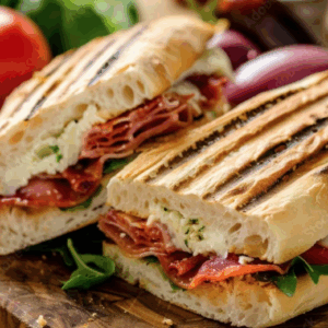 Turkey, Bacon & Cheese Panini