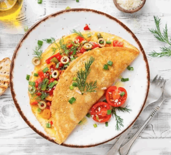 Veggie & Cheese Omelette
