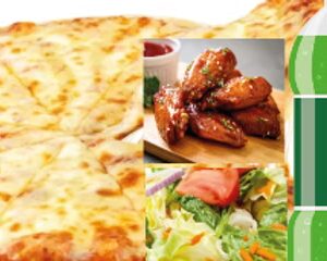 Party Size Cheese Pizza, 20 Wings, LG Tossed Salad & 2 Lt Soda